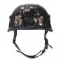 Retro Vintage Motorcycle Skull Cap 3 Camouflage Style Half Helmet DOT