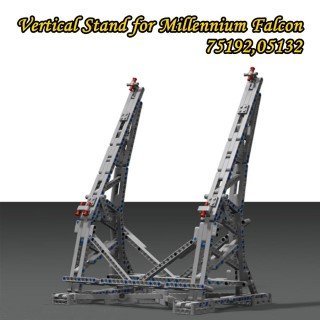 MOC Vertical Display Stand Set for Millennium Falcon 75192 (MOC-10219) 407 Pcs *FREE Shipping*