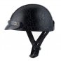 Retro Vintage Motorcycle Skull Cap 5 Colour Style Leather Half Helmet