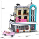 King/Lepin 15037 The Downtown Diner (10260) 2480 pcs Building Block Set *FREE* Shipping