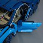 King 20086 Bugatti Chiron Blue Dream Car (42083) 3599 Pcs Building Block Set