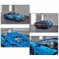 King 20086B Bugatti Chiron RED Dream Car (42083) 3599 Pcs Building Block Set