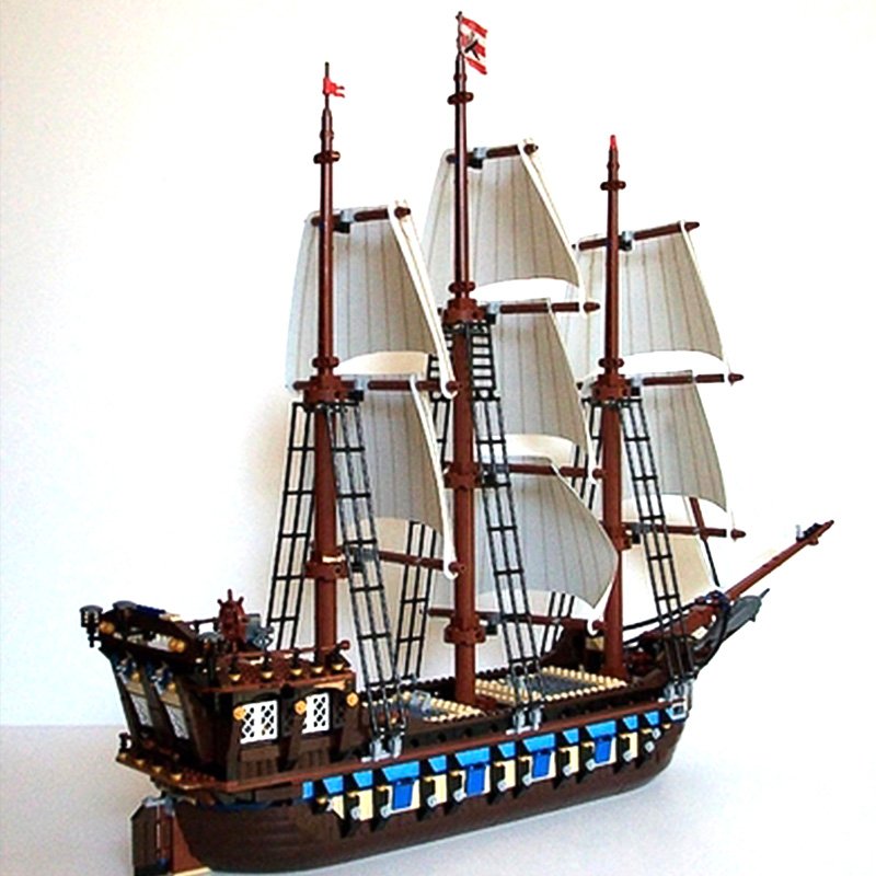 King/Lepin 22001 Pirates Imperial Flagship (10210) 1717 pcs Building ...