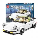 Mould King 13103 911 Targa White Classic Sport Car (MOC) 882 Pcs Building Blocks Set *FREE SHIPPING*