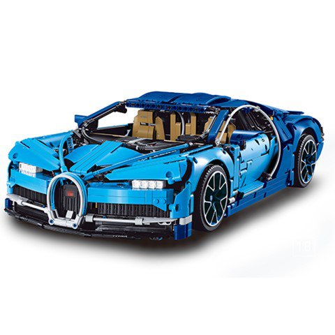 Decool 3388C Bugatti Chiron Blue Dream Car 1:8 scale 3625 Pcs Block Set *FREE* Shipping