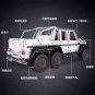 Mould King 13061 RC Mercedes Benz G700 6x6 (MOC) 3686 Pcs Building Block Set *FREE* Shipping