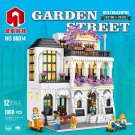 JUHANG 86014 Europe Garden Street Light version (MOC) 1868 Pcs Building Blocks Set *FREE* Shipping