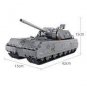 MOC 628009 WW II German Panzer VIII Maus (MOC) 2127 pcs Building Block Set *FREE* Shipping