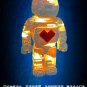 MOC 001-1 Bearbrick with Lights (MOC) 3200 pcs Building Block Set *FREE* Shipping