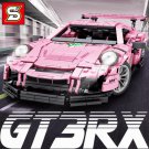 SY 0003 Pink Porsche GT3 RX (MOC-25866) 1063 pcs Blocks Set *FREE Shipping*
