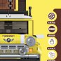 MOC FC1802 Camper with Tailer (MOC) 1546 Pcs Building Blocks Set *FREE* Shipping