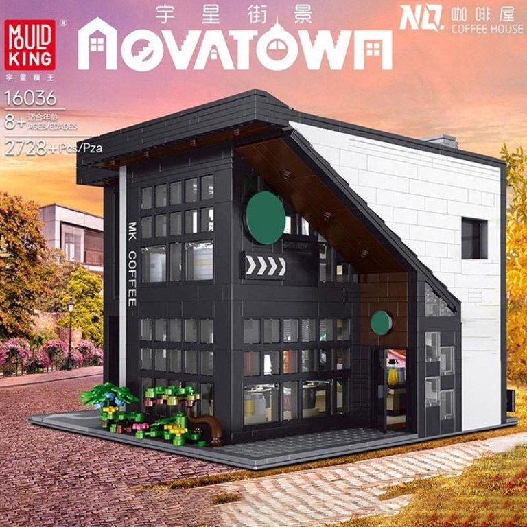 Mould King 16036 Modern Cafe Modular (MOC-45635) 2788 pcs Building Block Set *FREE* Shipping