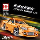 YC QC018 1:12 TOYOTA SUPRA A80 (MOC) 2225 pcs Building Block Set *FREE* Shipping