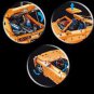 YC QC018 1:12 TOYOTA SUPRA A80 (MOC) 2225 pcs Building Block Set *FREE* Shipping
