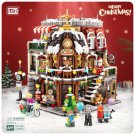 Loz 1054 Christmas Cafe (MOC) 2506 pcs Building Block Set *FREE* Shipping