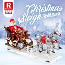 Reobrix 66002 Christmas sleigh (MOC) 1572 pcs Building Block Set *FREE* Shipping