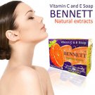 BENNETT Natural Extracts Vitamin C & E Bar Soap Smooth Skin Whitening - From Thailand 4 piece 130g BENNETT Natural Extracts Vitamin C & E Bar Soap Smooth Skin Whitening - From Thailand 4 piece 130g