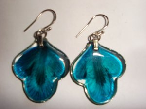 Cool  Cool Real Flower in Resin Earring