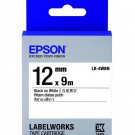 Epson LABELWORKS LK-4WBN 12mm Tape Cartridges (Pack of 4) - Black on White #14940