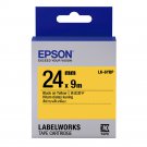 Epson LABELWORKS LK-6YBP 24mm Tape Cartridges (Pack of 3) - Black on Yellow #15004