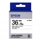 Epson LABELWORKS LK-7WBN 36mm Tape Cartridges (Pack of 2) - Black on White #15009
