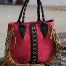 Canvas Leather Bag Handbag Handle bag shoulder bag bagroots