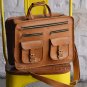 leather bag shoulder bag school bag handbag handmade
