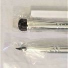 bareMinerals Silver Double Ended Shade & Line Eye Brush Full Size Sealed