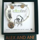 Alex and Ani THE ELLEN FUND GORILLA Russian Silver Bangle New w/ Tag Card & Box
