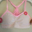 Maidenform Baby Girl's Lace back Primrose Pink Table Bra - Small