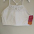 Maidenform Baby Girl's High Neck Seam free Pull-on Table Bra Sizes - M / XL