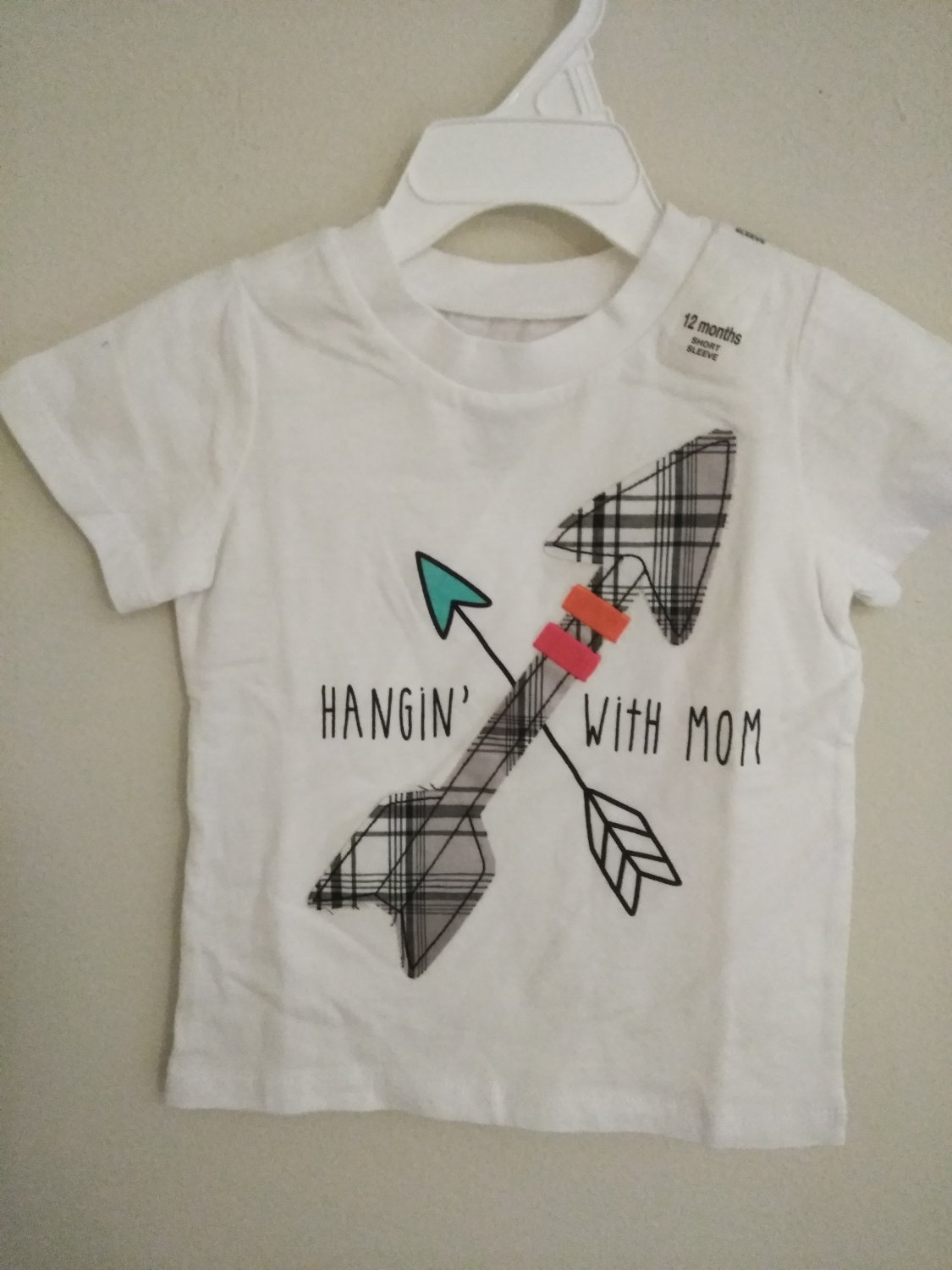 First Impression Baby's Bright White Tee Shirt - 12 M