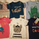 First Impression 6 Piece Set Baby's  Multi Color Tee Shirts - 3-6 Months