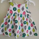 First Impression Baby Girl's Sleeveless Fruit Print Dress - 0-3 / 3-6 Months