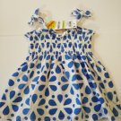 First Impression Baby Girl's Sleeveless Knit Dress -Palace Blue - 0-3 M