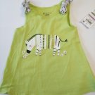 First Impression Baby Girl's Embroidered  Lime Twist Summer Dress - 3-12 M