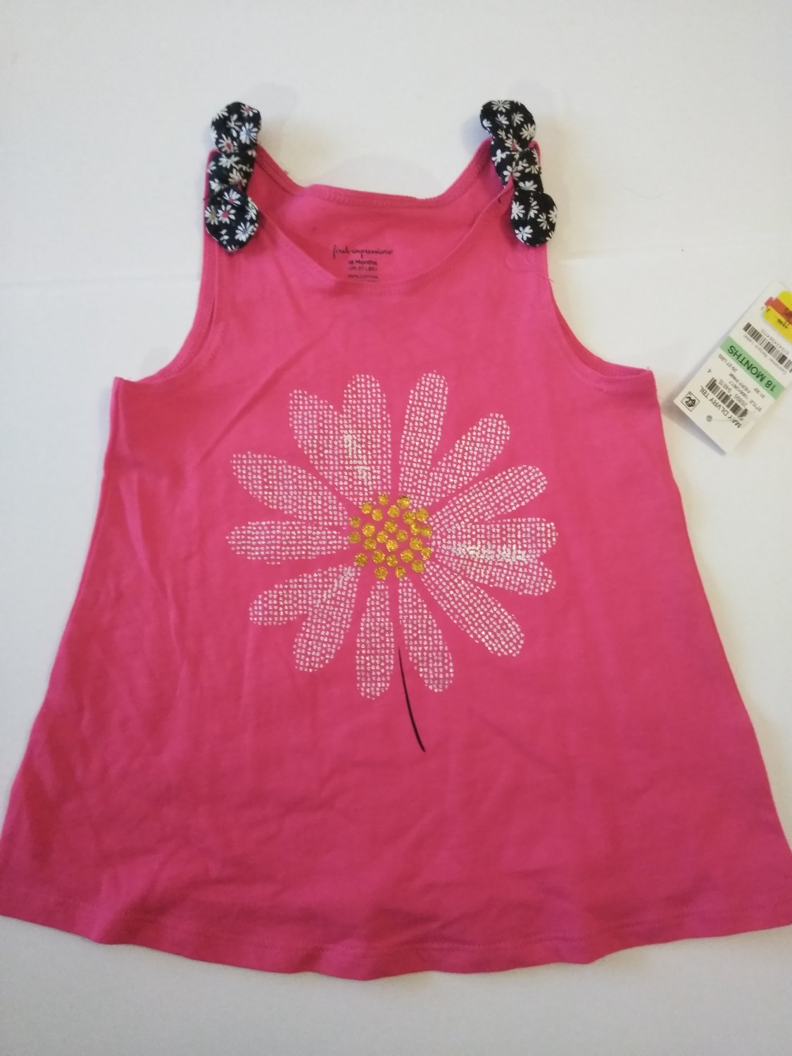 First Impression Baby Girl's Embroidered Dress - Fiery Pink -6-24 M