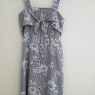 Monteau Kid's Sleeveless  Gray Dress - Size 14