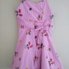 Rare Editions Embroidered Sleeveless Flower Pink Dress - Size 16