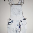 CALVIN KLEIN GIRL'S BIB OVERALL FADED JEANS SHORT - S/P(7)