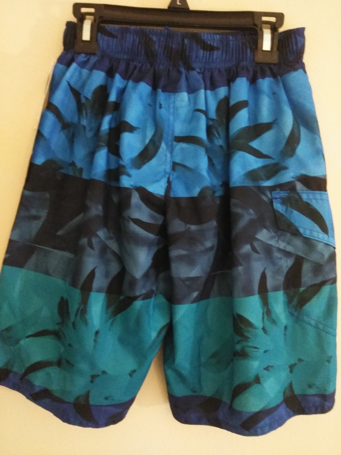 LAGUNA BOY'S BLUE SUN PROTECTION SWIM TRUNK - SIZE 10/12, 14/16