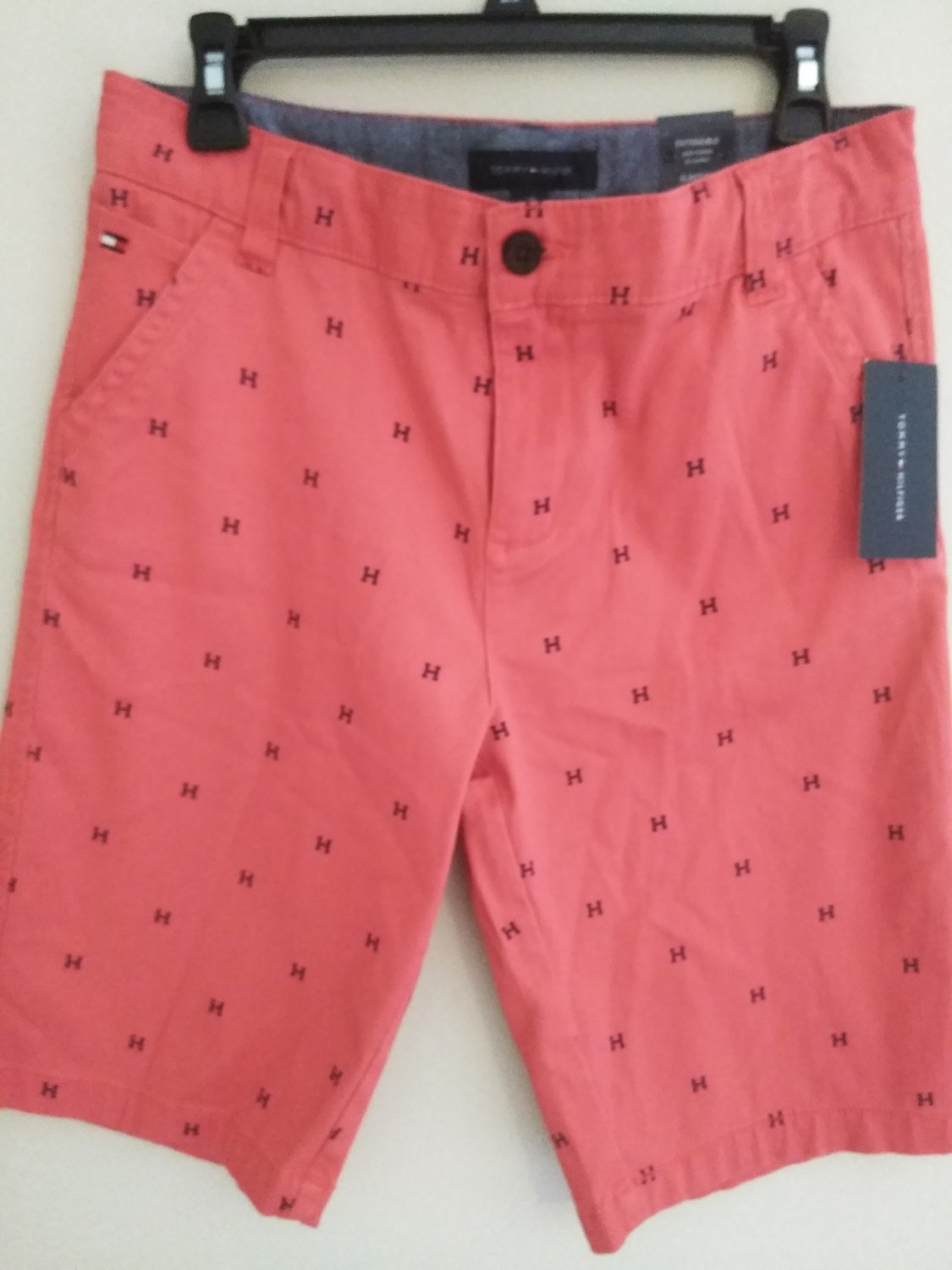 TOMMY HILFIGER BOY'S PINK STRETCH SHORT SIZE 20
