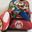 DISNEY'S SUPER MARIO 16" BACKPACK WITH LUNCH PACK - RED