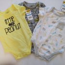 First Impression 3 Piece Set  Newborn Baby's Multi Color Bodysuit - 3-6 Months