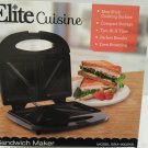 ELITE CUISINE NON STICK SANDWICH MAKER