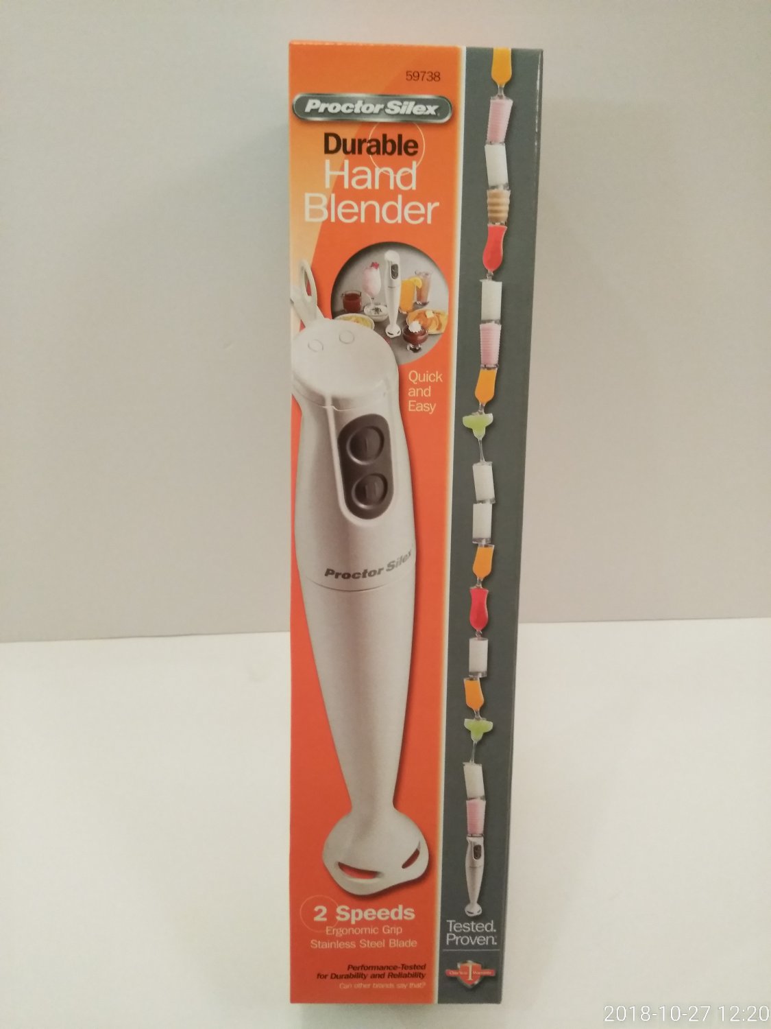 Hamilton Beach Proctor Silex Durable Hand Blender 59738
