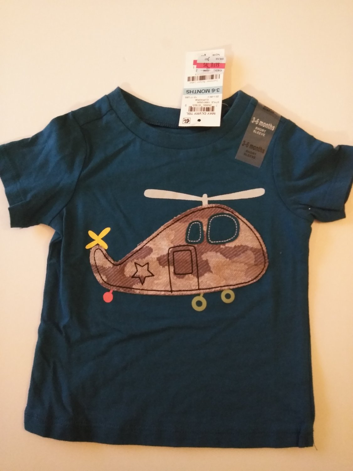 First Impression 6 Piece Set Baby's Multi Color Tee Shirts 36 Months