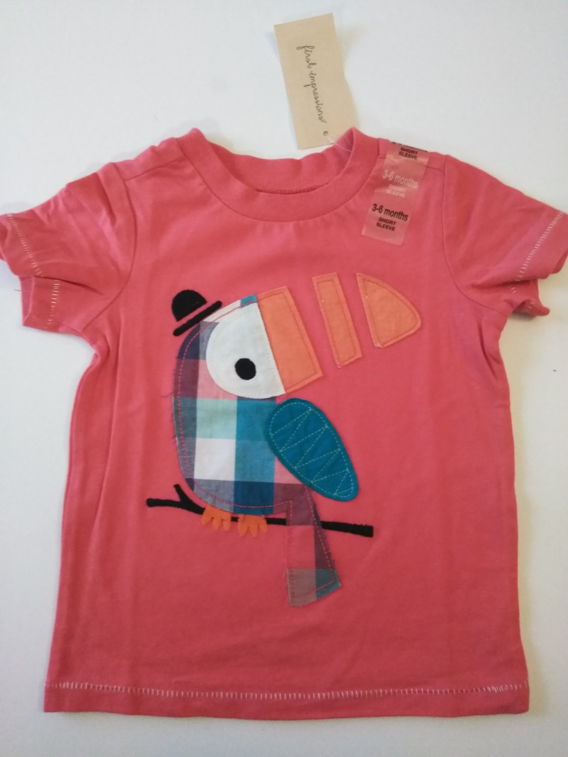 First Impression 6 Piece Set Baby's Multi Color Tee Shirts 36 Months