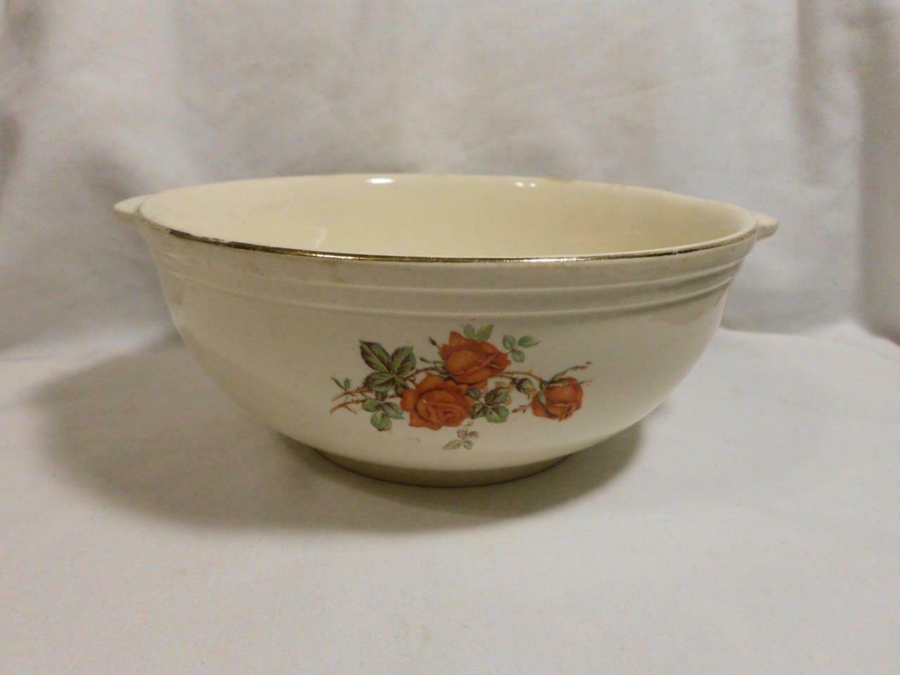 vintage Universal Cambridge Potteries American Beauty Roses lugged