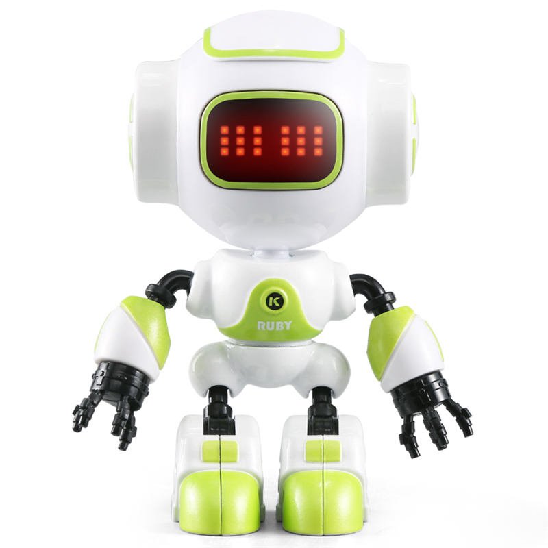 JJRC R9 RUBY Touch Control DIY Gesture Mini Smart Voiced Alloy Robot Green